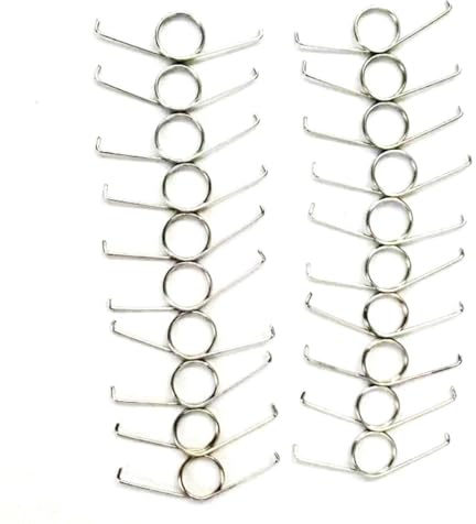 UPONEW for PS4 Controller Parts Replacement 20 Pcs L2 R2 Trigger Button Springs Silver Metal Trigger Button Spring