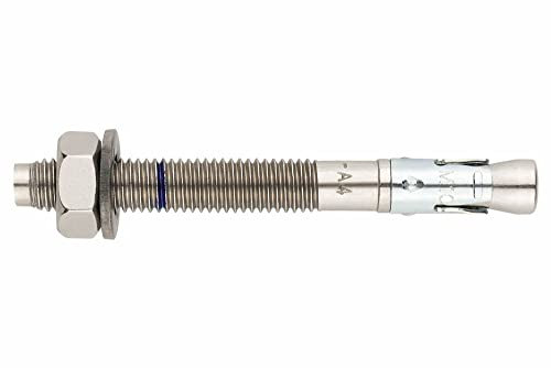 INDEX Goujon d'ancrage mâle charges lourdes pour béton fissuré et non fissuré Homologué ATE Option 1 - Tige inoxydable A4 - Bague inoxydable A4 M20 x 200 Ø20 - Boite de 20 - Cheville fixation