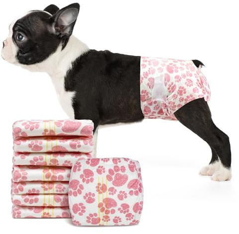 Dono Dog Nappies Female, 16 count Disposable Dog period Season Pants, XS