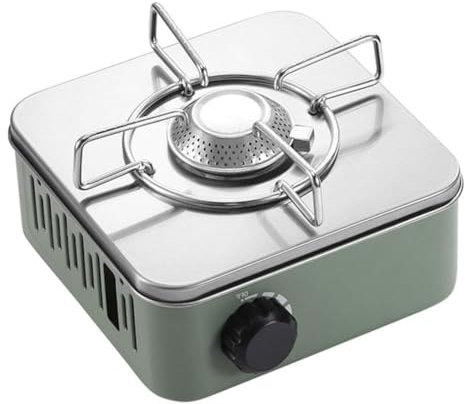 Fornello a gas portatile - Griglia da cucina per esterni con utensili per campeggio e avventure
