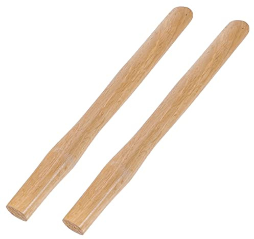 FIXOSHEE 2pcs Handle Wooden Handle Replacement for Non-slip Grip for Woodworking Projects
