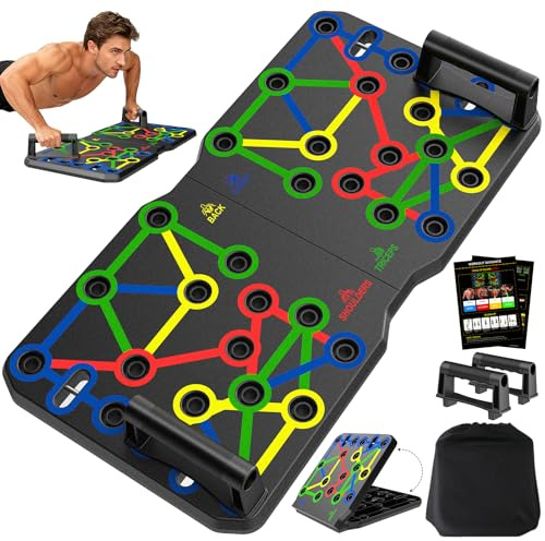 AERLANG planche a pompe,musculation sport maison musculation homme,push up board,extra grand 30-en-1,ensemble de planches push-up