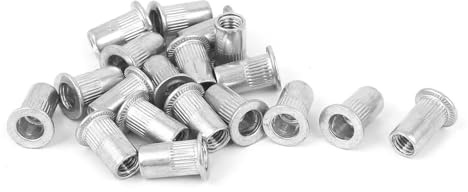 Edelstahl-Flachkopf-Blindnietmuttern, 10-teiliges Set Aluminium-Nietmuttern in verschiedenen Größen(M12)