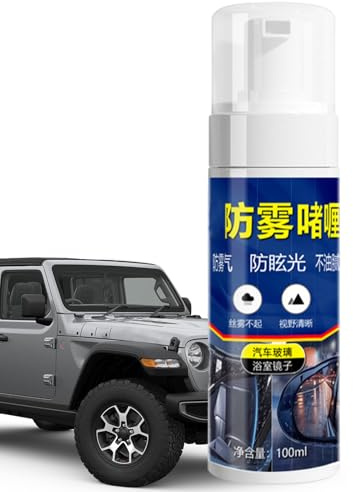 Antivaho para Parabrisas de Coche Solución De 100ml Previene El Empañado | Spray de Recubrimiento Antilluvia para Ventana Espejo Retrovisor Espejo de Baño y Gafas