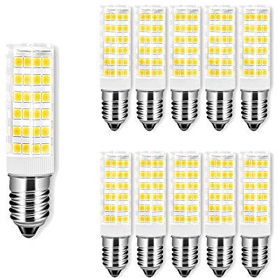 ENGEYA 10er Pack 7W E14 LED Lampen,7W Mais Leuchtmittel Warmweiß 3000K AC 220-240V 650 Lumen,Energiesparlampe,Ersatz 40W Halogenlampen,Nicht Dimmbar