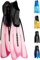 Cressi Agua Fins, Pinne Self Adjusting per Immersioni, Snorkeling e Nuoto Unisex Adulto, Rosa, 31/32