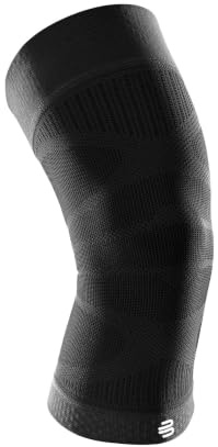 Bauerfeind Knee Sleeve „Sports Compression Knee Support“, 1 Unisex Sportkniebandage für Fussball, Laufen oder Fitness, Rechts & Links tragbare Kniebandage