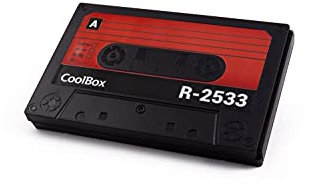 CoolBox 2533-R, Caja Externa para Disco Duro HDD/SSD 2.5, USB3.0, Soporte UASP, Velocidad hasta 5Gbps, Estilo Retro. Negro y Rojo