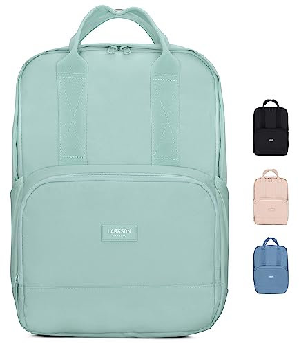 LARKSON Rucksack Damen & Herren Mint - No 6 - Daypack mit 16 Zoll Laptopfach - Rucksäcke für City Schule Business - Schulrucksack Mädchen Teenager - Wasserabweisend