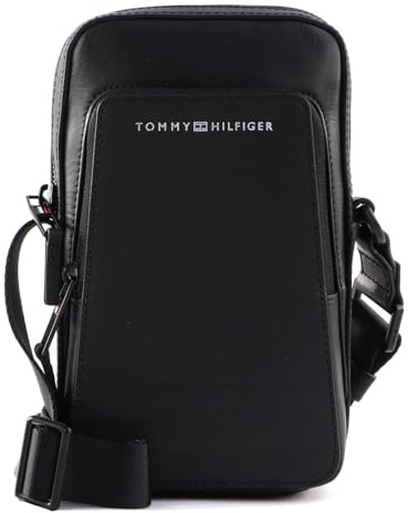 Tommy Hilfiger Herren TH Business Leather NS Crossover, Schwarz, OS, Schwarz (Schwarz), One Size