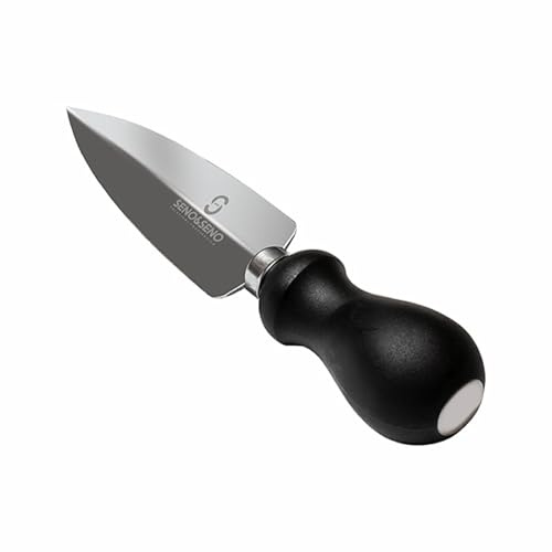 SENO & SENO Coltello da Formaggio | Lama in Acciaio Fabbricato in Italia con Processo Tradizionale | Manico in Propilene atossico (Grana Milano, cm.14)