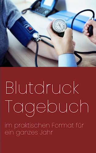 Blutdruck Tagebuch im praktischen Format für ein ganzes Jahr: Blutdruckpass mit Platz für 2482 Eintragungen