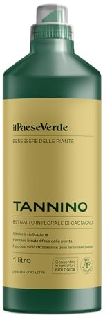 Tannino Il Paese Verde, 1L | Prodotto naturale che stimola la radicazione e favorisce le autodifese delle piante