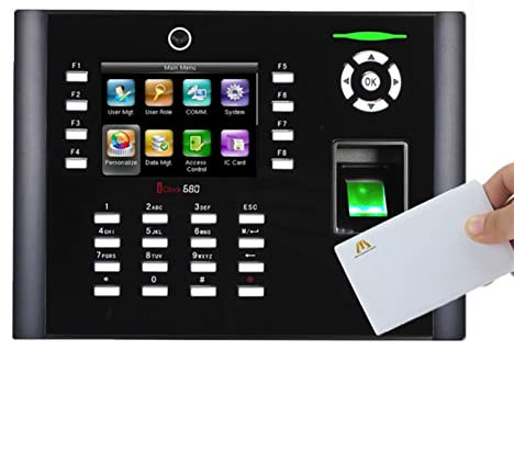 LeGDOr Time Machine Iclock680 TCP/IP Horloge à Empreintes digitales Système de contrôle d'accès de Porte de Serveur Web avec caméra (Couleur : ICLOCK680-IC)