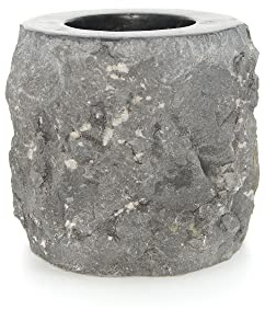wohnfreuden Marmor WC-Toiletten-Bürstenhalter 15x15 cm poliert schwarz Toilettenbürste WC-Garnitur Bad Zubehör