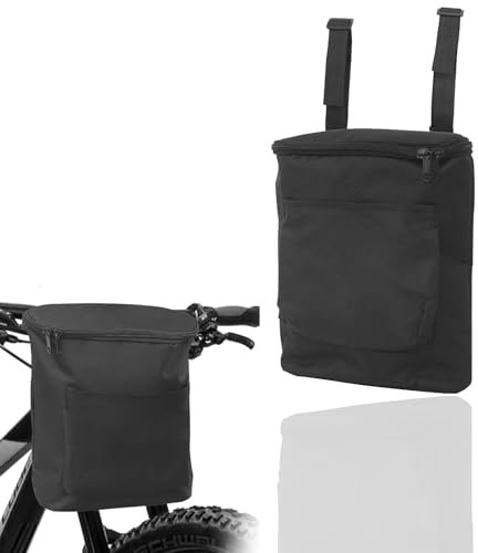 RFYTDCF 2 STK Fahrradtasche für Lenker, Wasserdicht Lenkertasche Fahrrad Kinder Fahrradkorb Vorne Klein Lenkertaschen Rennrad Scooter Faltbar Tasche für Arten von Fahrrädern Elektrofahrzeugen