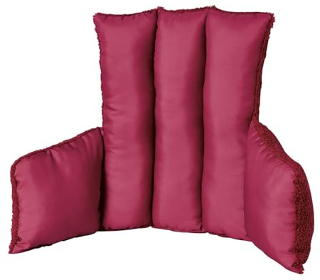 Coopers of Stortford Burgundy Reversible Armchair Back Support Cushion