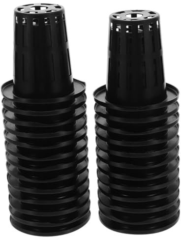 Toddmomy 100pièces Pot Filet pour Hydroponie Cultivez Légumes Et Plantes Facilement Jardin Balcon Serre Lot de Pots Hydroponiques Ventilation Racines