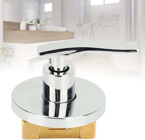 Valvola angolo 1/2 Tyenaza, Valvola di arresto dell'acqua di installazione a prova di perdita di rame per rubinetti per il bagno della cucina, doccia, tubi