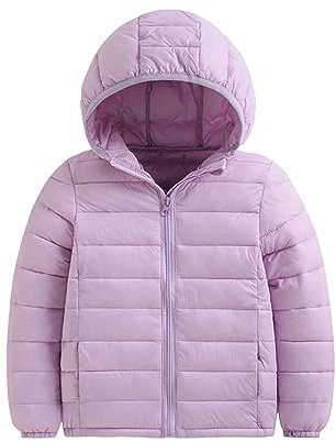 Generisch Teenager Junge für Mädchen Jungen mit, schmutzabweisend, für Kleinkinder, Winddicht, warm, für Mädchen Weste Herren S (Purple, 8-9 Years)