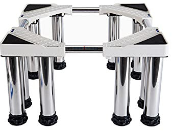 SRFTT Washing machine base Universal Refrigerator Stand Moisture Proof Adjustable Length 51-72cm Width 46-68cm Base for Washing Machine and Dryer Stent for Furniture Filing Cabinet Wine Cooler