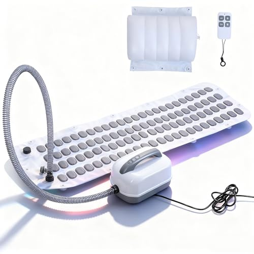 6 Speed Spa Bubble Machine Adjustable | Portable Massage for Bathtub Bubble Bath Mat Tub Spa Massager with Pillow Full Body Waterproof Spa Mat for Bathtub | for Home Relaxation Spa Bath Mat