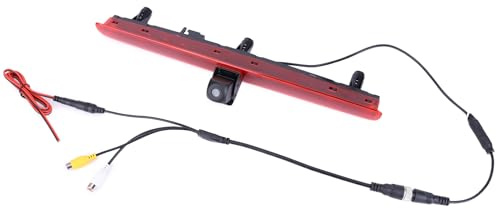 ikasus Hochmontierte Bremsleuchten Rückfahrkamera für VW Transporter T5 für Sprinter W906 2006-2018 IP68 Wasserdichter Kamera Einparkkamera Nachtsicht Kamera