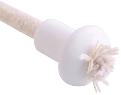 Funien 7 Stück Keramikhalter für Fackeln, Weinflaschen, Öl, Kerzen, Lampen, Hitzebeständiger Kerosin-Docht für Heimdekoration mit Flüssigem Lampenöl, Leere Flaschen Verwenden,