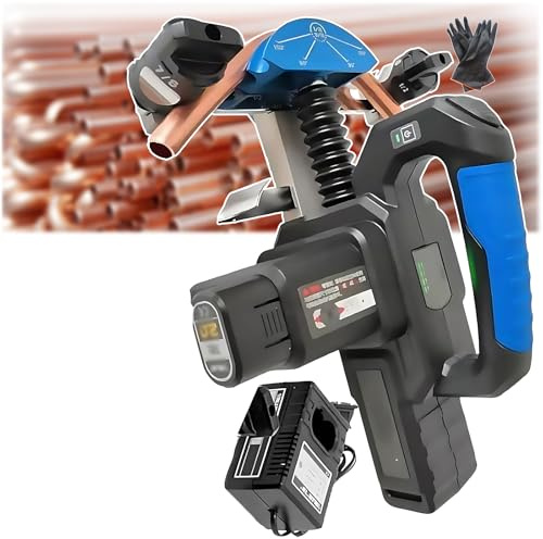 Utensile piegatubi elettrico con kit di piegatubi multifunzione per tubi in rame, carico e scarico rapido
