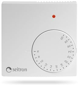 Seitron termostato ambiente elettronico con riduzione notturna TAS052