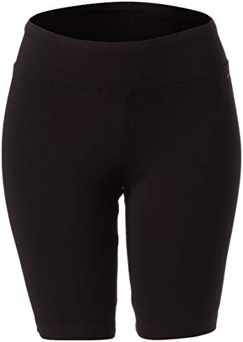 Jockey Women's 9'' Bike Short with Wide Waistband Deep Black
