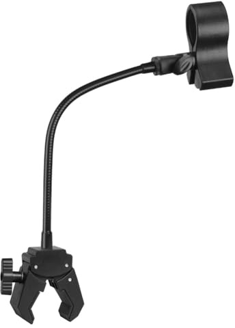Pinafresa Support de Bras de Micro pour Le Pôle de Trépied de Bureau, Support de Microphone à Col de Cygne Polyvalent avec Support de à la Pince