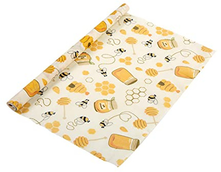 Envolturas de alimentos de cera de abejas Envolturas de cera de abejas de tela reutilizable de alimentos de grado para sándwich, queso, frutas, pan
