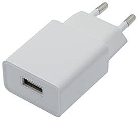 ISIUM 900064 - Caricabatterie USB 2,4 A, presa USB, caricatore rapido, adattatore di alimentazione USB, ingresso 100/240 V, uscita 5 V/1 USB /2,4 A, compatibile con tablet, smartphone e altri