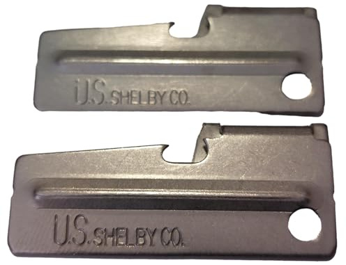 Best Glide ASE's U.S. SHELBY CO. Military Style Can Openers, P-38 (2 pack)
