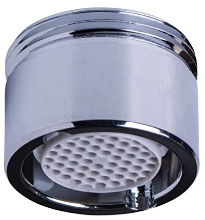 Cornat Strahlregler M20 x 1 AG – silber – Aus Messing | Wasserersparnis von bis zu 50 % – Mit Dichtung – Passend für handelsübliche Armaturen – Luftsprudler – Mischdüse