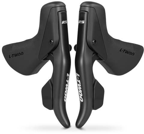 WEEROCK L-TWOO - Palanca de cambios para bicicleta de carretera, 2 x 9 velocidades, con palancas de freno compatibles con Shimano4700