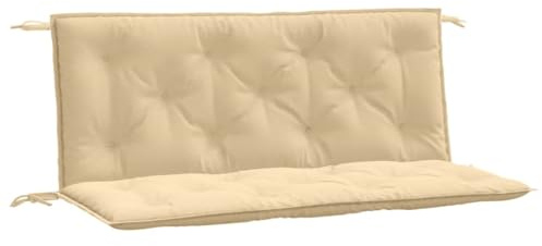 vidaXL Gartenbank-Auflagen 2 STK. Melange Beige 120x50x7 cm Stoff