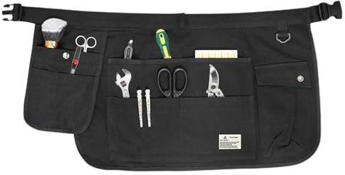 Delantal de artesanos y bricolaje versátil, resistente, para trabajo exterior e industrial