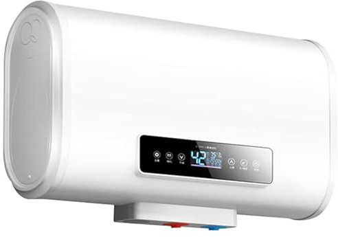 FLNOZAMZ Electric Tankless Water Heater, 2200W Electric Hot Water Heater, with Remote Control, LED Display, Multi-Protection (50L)