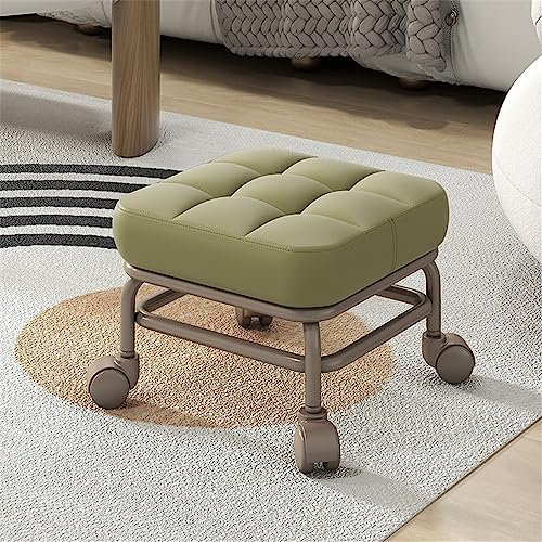 Comoda sedia girevole con ruote per madri, bambini e lavoratori, seduta imbottita, struttura robusta, ideale per cucito e artigianato