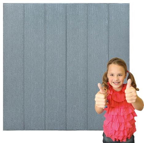 Lot de 50 panneaux muraux 3D à isolation thermique en fausse mousse - Carreaux autocollants pour chambre à coucher, salon - Panneaux muraux durables et anti-collision