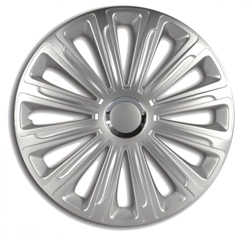 TOP DRIVE SILVER TREND 14 I nostri copricerchi sono prodotti con materiale ABS di alta qualita', conosciuto per la sua stabilita', forza Con verniciatura ad acqua