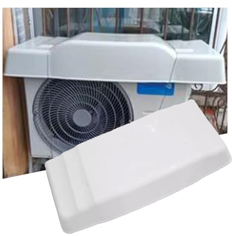 Cache climatiseur Exterieur, Housse de Protection pour climatiseur et Pompe à Chaleur, Grande Housse de condenseur, pour unités extérieures - Auvent en PVC avec Protection Contre Les intempéries