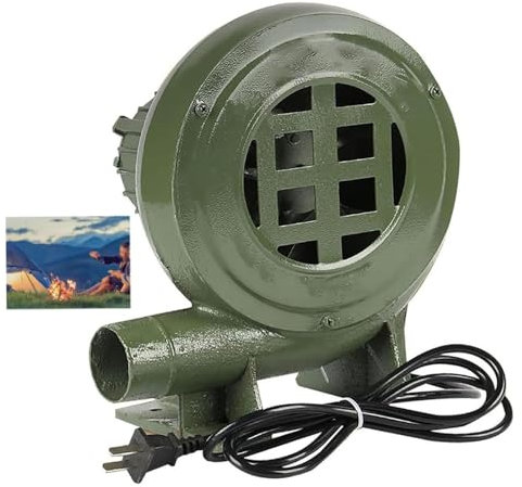 YLFFFZXK Electric Blacksmith Forge Portable Blower, Centrifugal Barbecues Blower, Compact and Energy Efficient Commercial Air Blower, Charcoal Starter Flame Exciter, for Fireplace/Outdoor C
