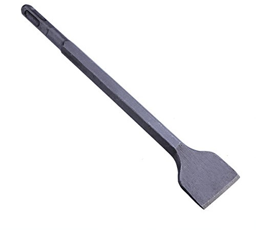 SAFIGLE Ciseau Électrique Acier Allié Au Molybdène Durci Burin Coudé Large Compatible Marteaux Perforateurs et Burins Électriques Pour Carrelage Béton Maçonnerie Démolition