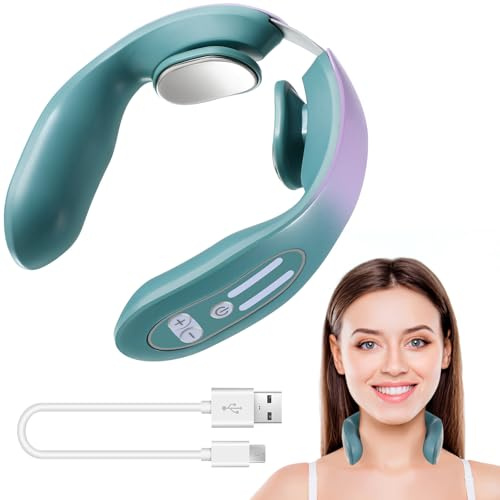 Massaggiatore Calore per Ricaricabile USB Intelligente Collo | Tecnologia a 12w e 5v, Corpo in Abs, Effetto Magnetico, Massaggio Profondo e Sollievo Dalla Tensione