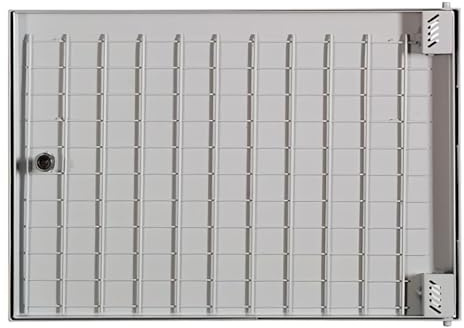Suministros Castro Puerta panelable contador rellenable 30x45cm. Tapa metálica para registros de agua y luz de fachadas