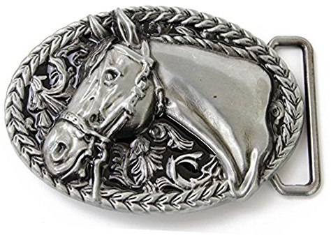 Herren Gürtelschnalle, Western, Cowboys 3D Pferdegurt Schnalle Zubehör für Männer und Frauen, Jeans