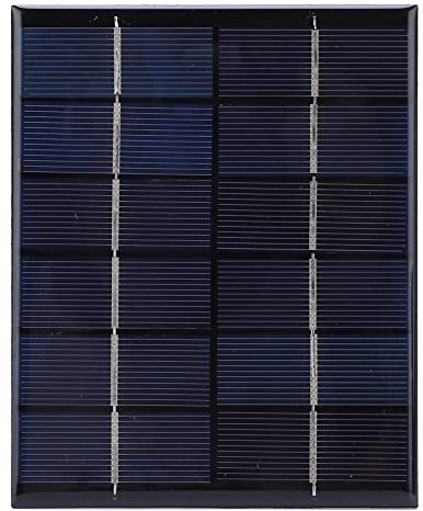 Solarpanel-Ladegerät, 2 W 6 V Energiesparendes Monokristallines Silizium-tragbares Mini-Solar-Ladegerät Wasserdichter Hochleistungs-Effizienz-Umweltschutz für Handy, Powerbank, Campinglaterne